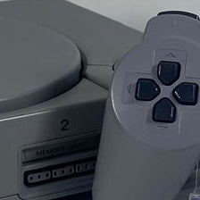 PlayStation 1 mit First Gen Controller