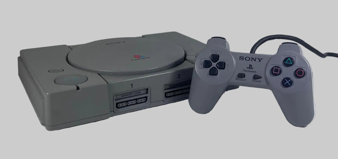 PlayStation 1 mit First Gen Controller