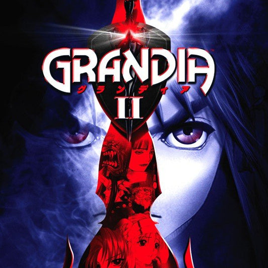 Grandia II PlayStstaion 2 Videospiel Hülle mit Anleitung und Disc