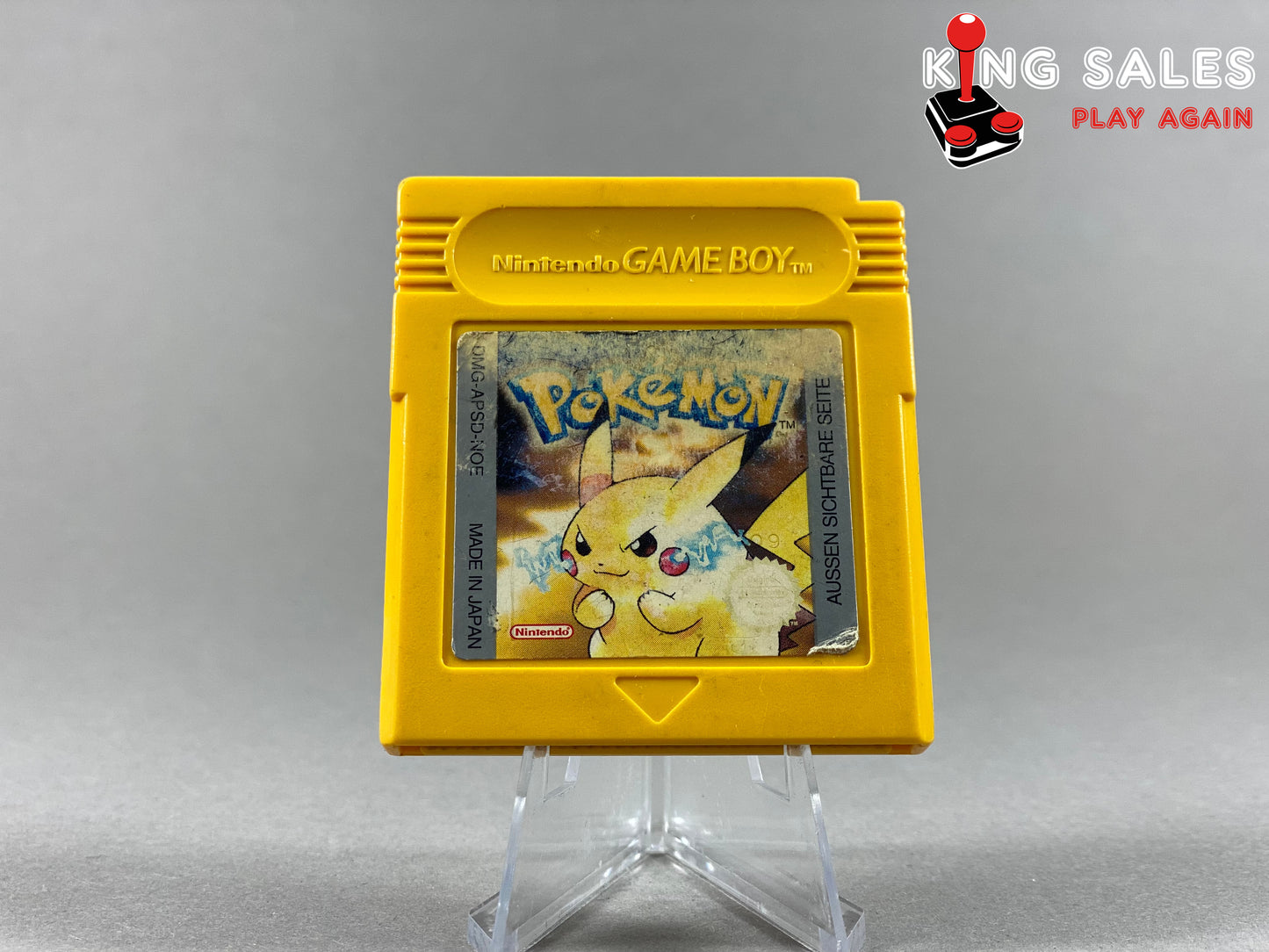 Game Boy Videospiel Pokèmon gelb Modul in gebrauchtem Zustand