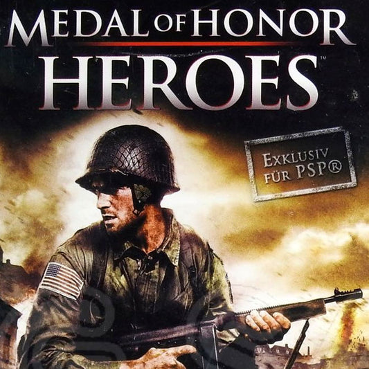 Sony PSP Videospiel Medal of Honor Heroes Hülle mit Anleitung und Disc