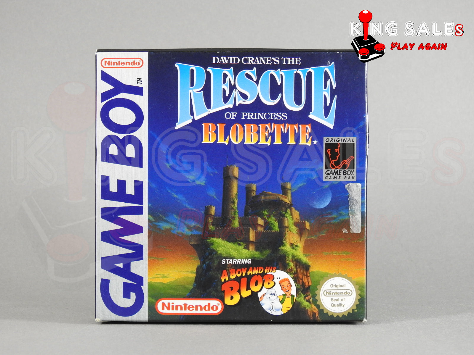 Game Boy Videospiel Rescue of Princess Blobette in OVP von vorne