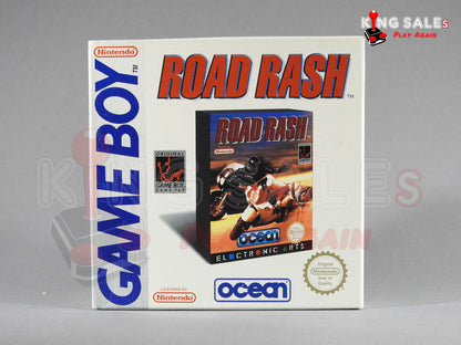 Game Boy Videospiel Road Rash in OVP von vorne