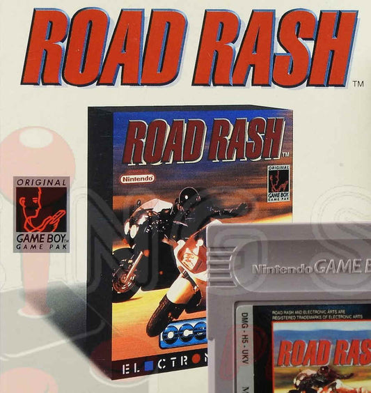 Game Boy Videospiel Road Rash in OVP mit Anleitung und Modul