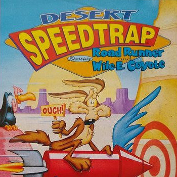 Sega Game Gear Videospiel Desert Speedtrap Modul von vorne