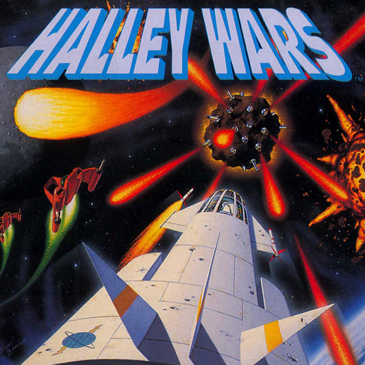 Sega Game Gear Videospiel Halley Wars Modul von vorne