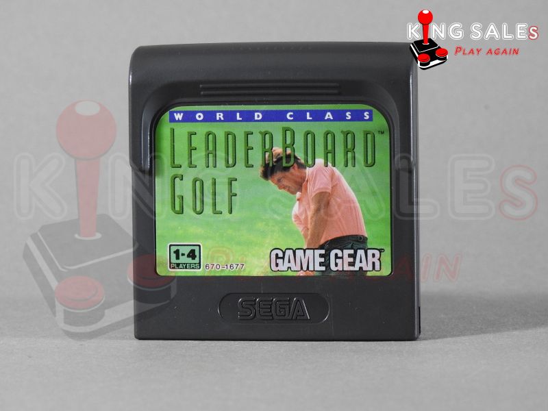 Sega Game Gear Videospiel Leaderboard Golf Modul von vorne