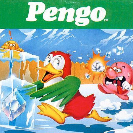 Sega Game Gear Videospiel Pengo Modul von vorne