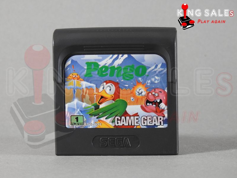 Sega Game Gear Videospiel Pengo Modul von vorne