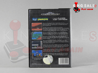 Sega Mega Drive Videospiel Kid Chameleon Cover von hinten