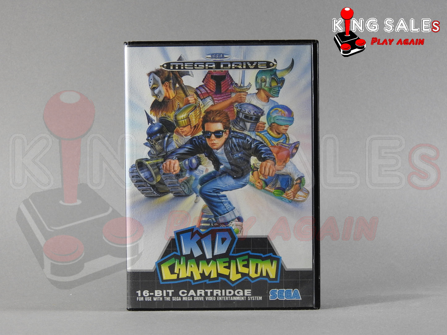Sega Mega Drive Videospiel Kid Chameleon Cover von vorne