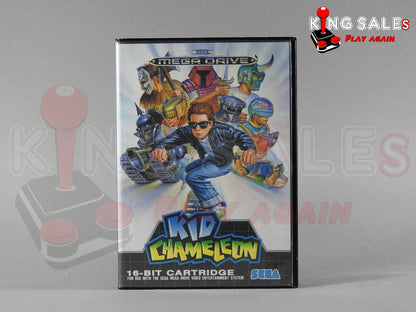 Sega Mega Drive Videospiel Kid Chameleon Cover von vorne