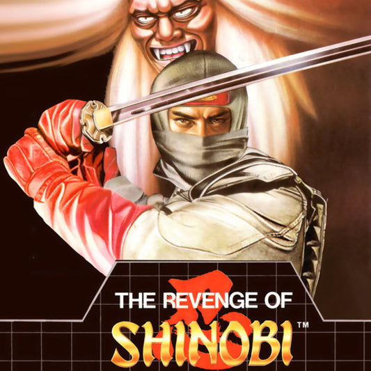 Sega Mega Drive Videospiel The Revenge of Shinobi Hülle mit Anleitung und Modul