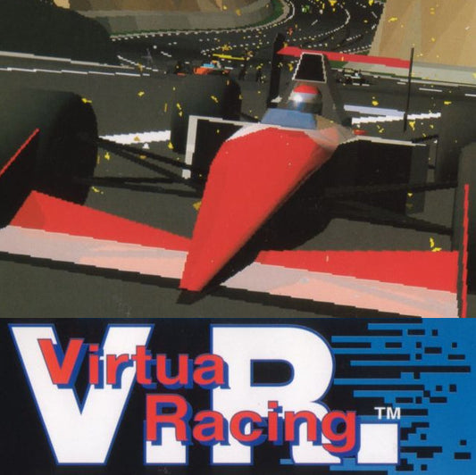 Sega Mega Drive Videospiel Virtua Racing Hülle mit Anleitung und Modul