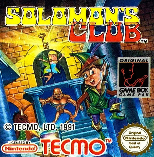 Game Boy Videospiel Solomons Club Modul