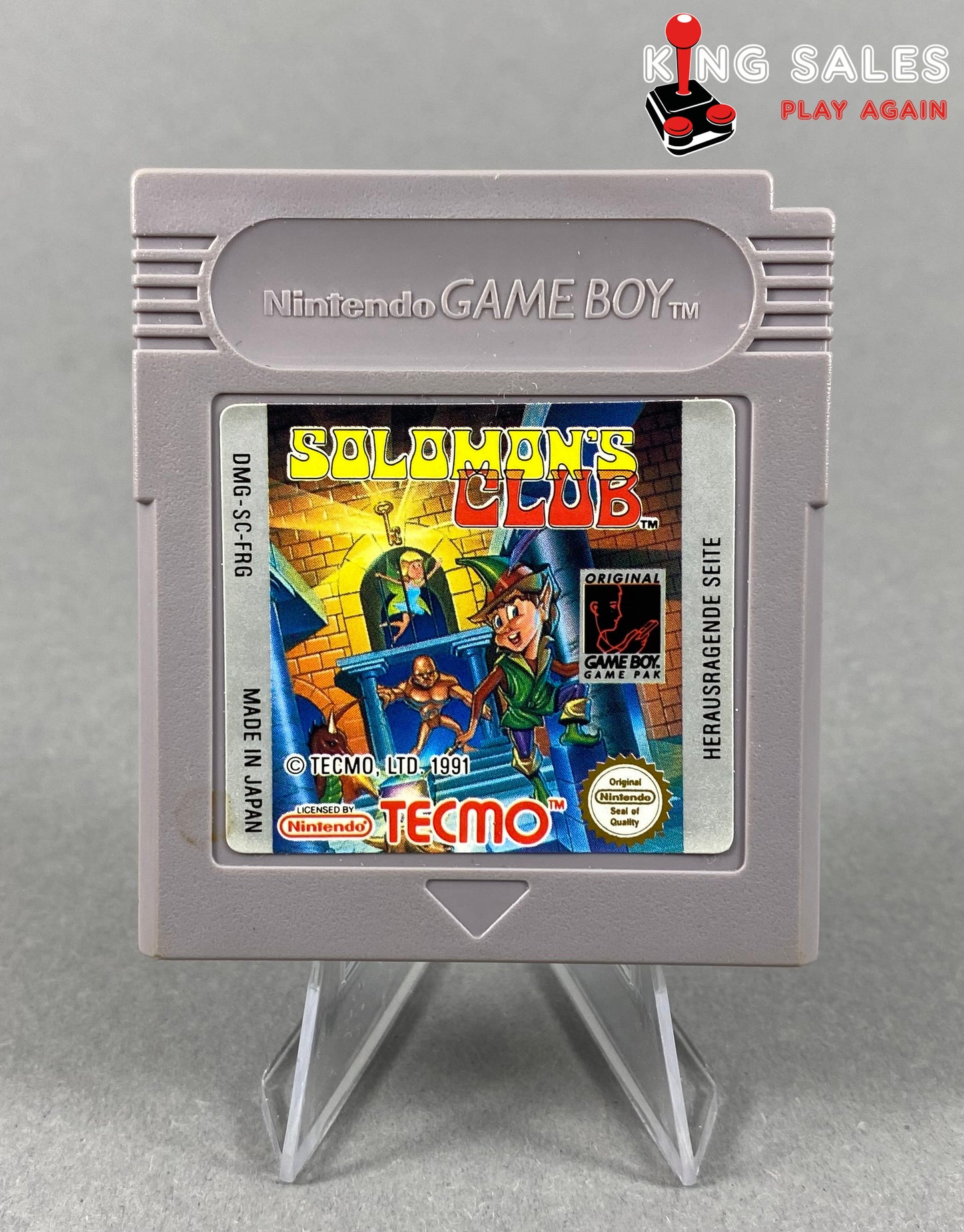 Game Boy Videospiel Solomons Club Modul