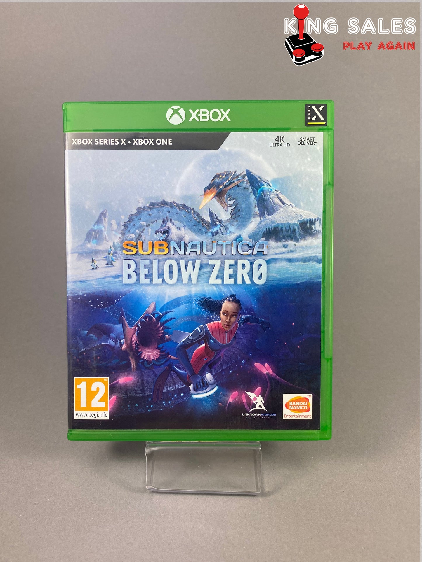 Xbox One Videospiel Subnautica Below Zero Cover von vorne