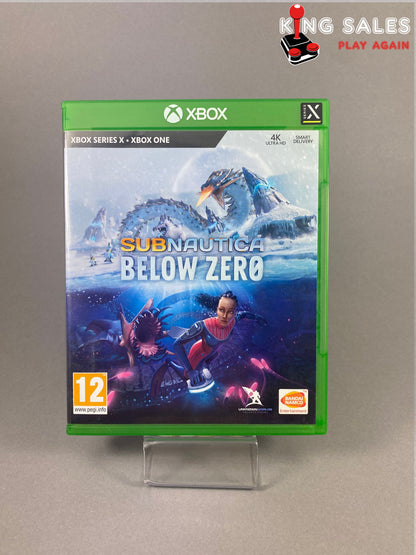 Xbox One Videospiel Subnautica Below Zero Cover von vorne