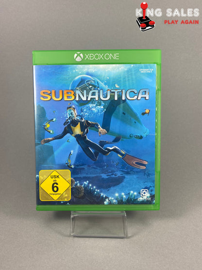 Xbox One Videospiel Subnautica Cover von vorne