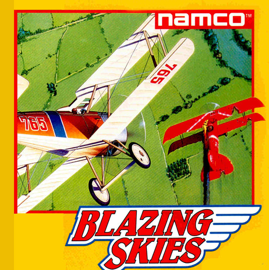 Super Nintendo Videospiel Blazing Skies Modul von vorne