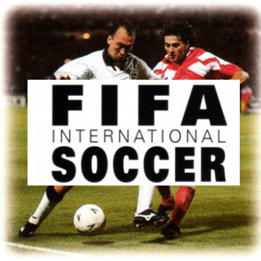 Super Nintendo Videospiel FIFA International Soccer Modul von vorne