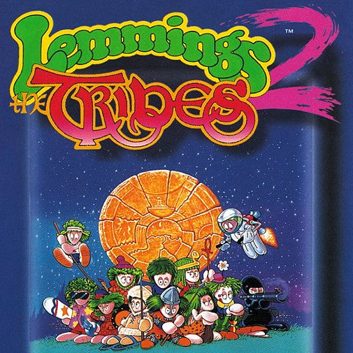 Super Nintendo Videospiel Lemmings 2 The Tribes Modul von vorne