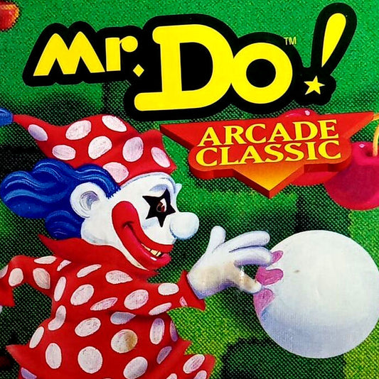 Super Nintendo Videospiel Mr. Do! Modul von vorne 