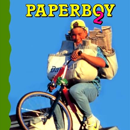 Super Nintendo Videospiel Paperboy Modul von vorne