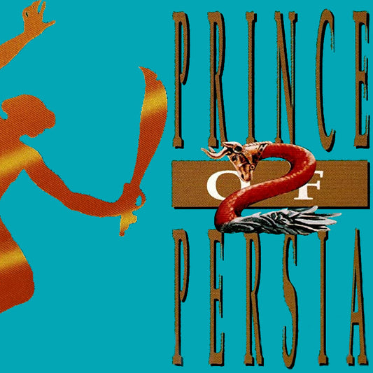 Super Nintendo Videospiel Prince of Persia 2 Modul von vorne