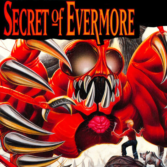 Super Nintendo Videospiel Secret of Evermore Modul von vorne