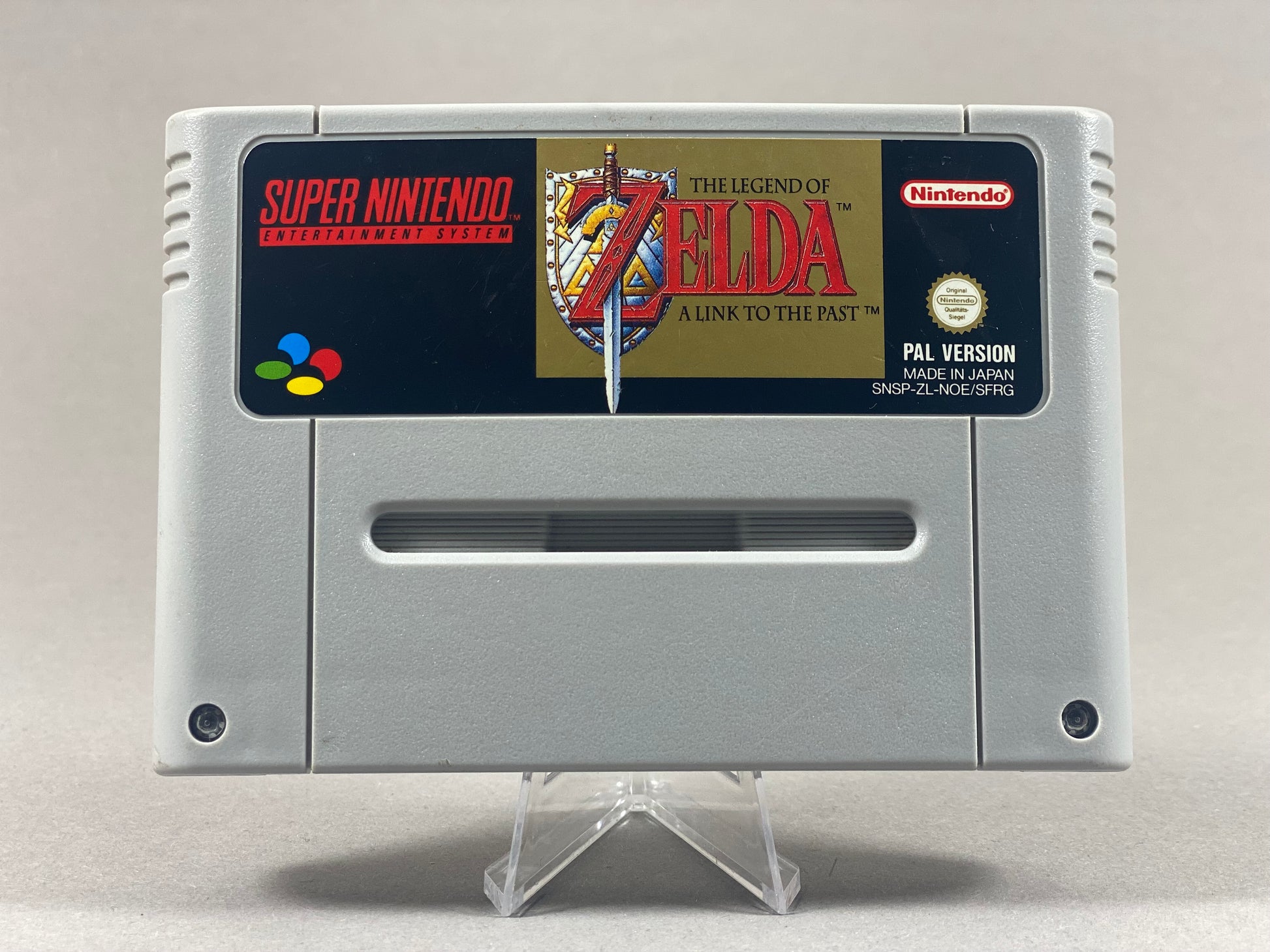 Super Nintendo Videospiel The Legend of Zelda A Link to the Past Modul von vorne