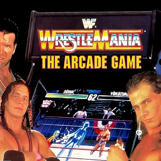 Super Nintendo Videospiel WWF Wrestlemania The Arcade Game Modul von vorne