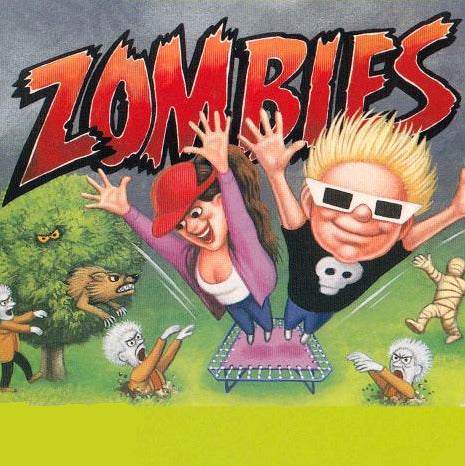 Super Nintendo Videospiel Zombies Modul von vorne