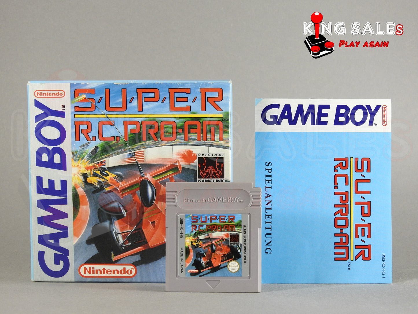 Game Boy Videospiel Super R.C. Pro-Am in OVP mit Anleitung und Modul