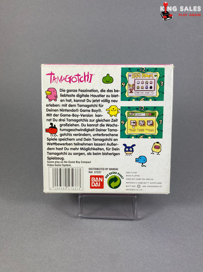 Game Boy Videospiel Tamagotchi on OVP von hinten