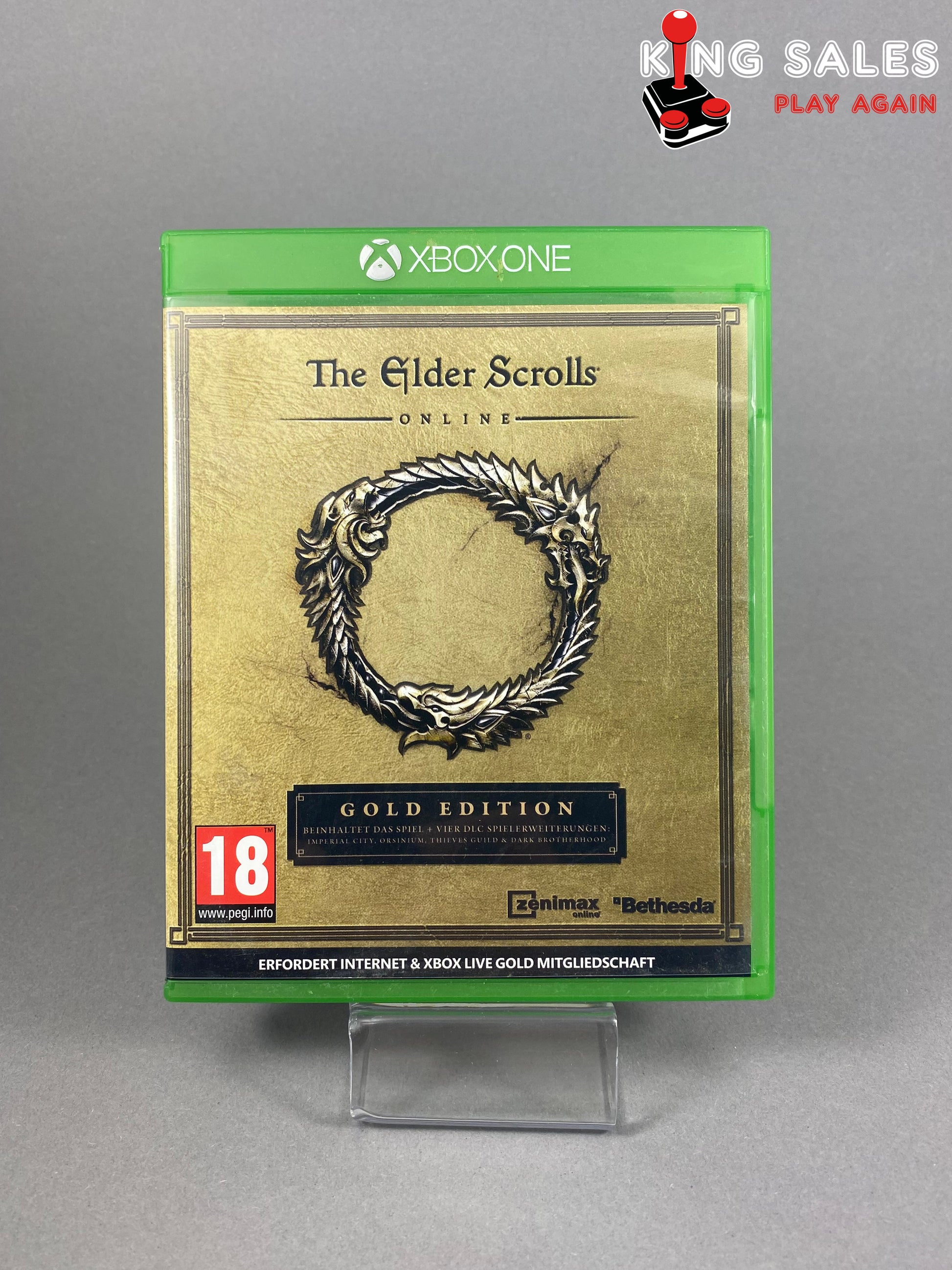 Xbox One Videospiel The Elder Scrolls Online Gold Edition Cover von vorne