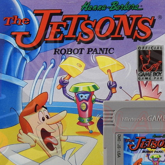 Game Boy Videospiel The Jetsons Robot Panic in OVP mit Anleitung und Modul