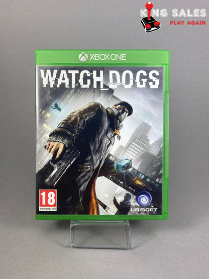 Xbox One Videospiel Watch Dos Cover von vorne