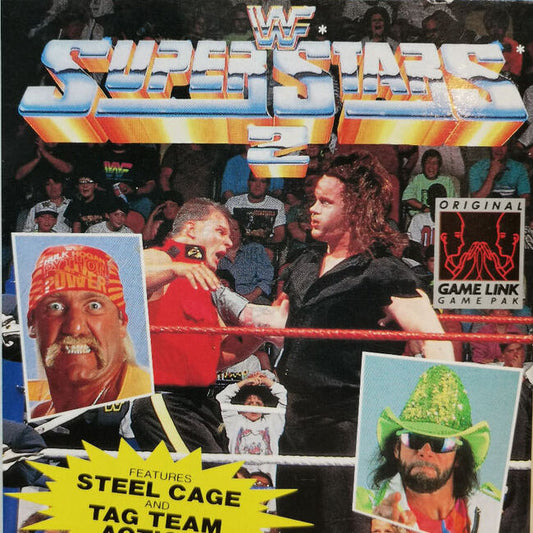 Game Box Videospiel WWF Superstars 2 Modul