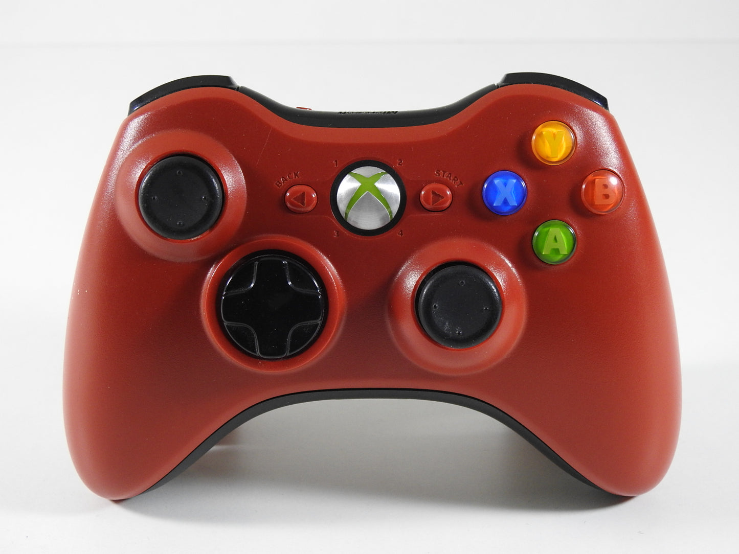 Xbox 360 Controller wireless von vorne in rot