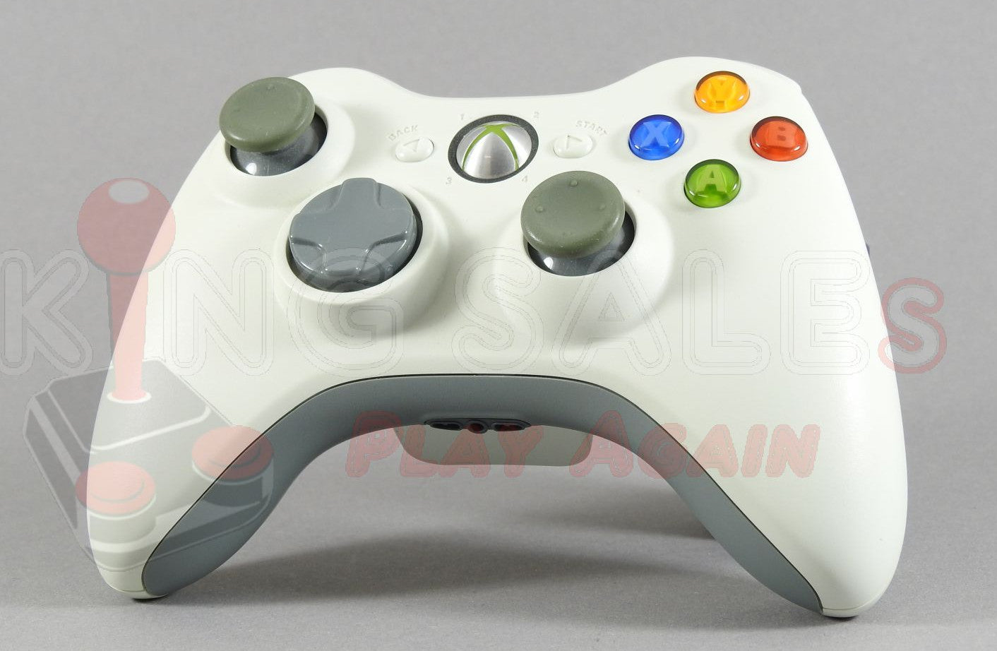 Xbox 360 Controller wireless von vorne in weiss