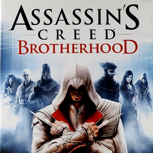 Xbox 360 Videospiel Assassins Creed Brotherhood Hülle mit Anleitung und Disc