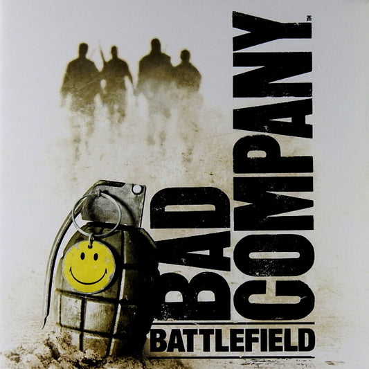 Xbox 360 Videospiel Battlefield Bad Company Hülle mit Anleitung und Disc