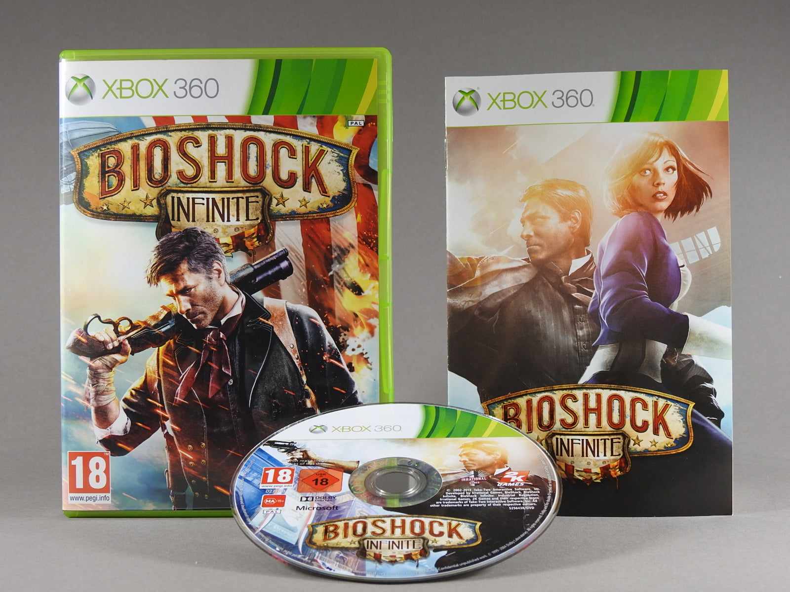 Xbox 360 Videospiel Bioshock Infinie Hülle mit Anleitung und Disc