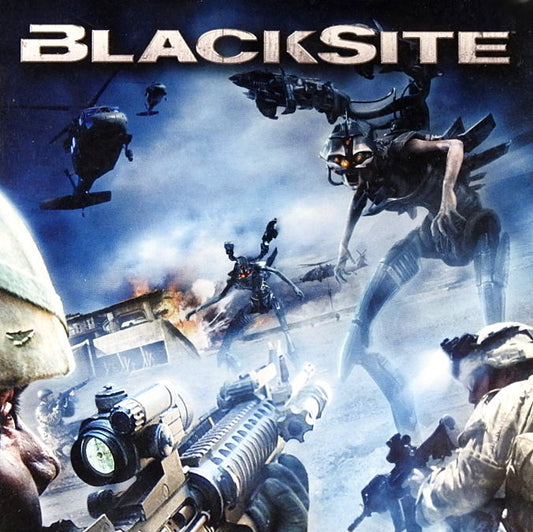 Xbox 360 Videospiel Black Site Hülle mit Anleitung und Disc