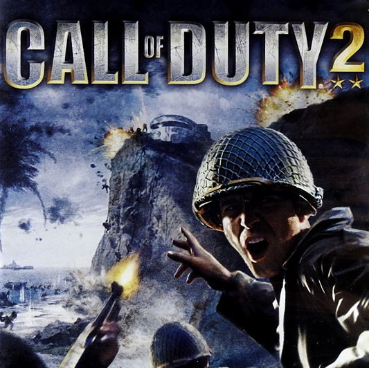 Xbox 360 Videospiel Call of Duty 2 Hülle mit Anleitung und Disc