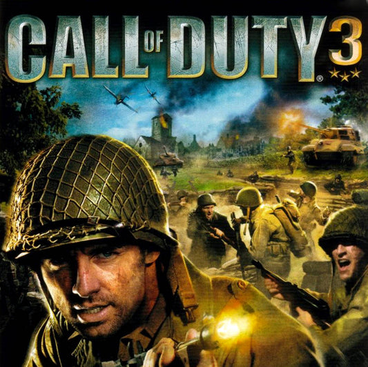 Xbox 360 Videospiel Call of Duty 3 Hülle mit Anleitung und Disc