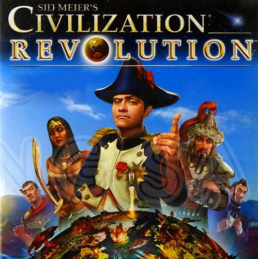 Xbox 360 Videospiel Civilization Revolution Hülle mit Anleitung und Disc