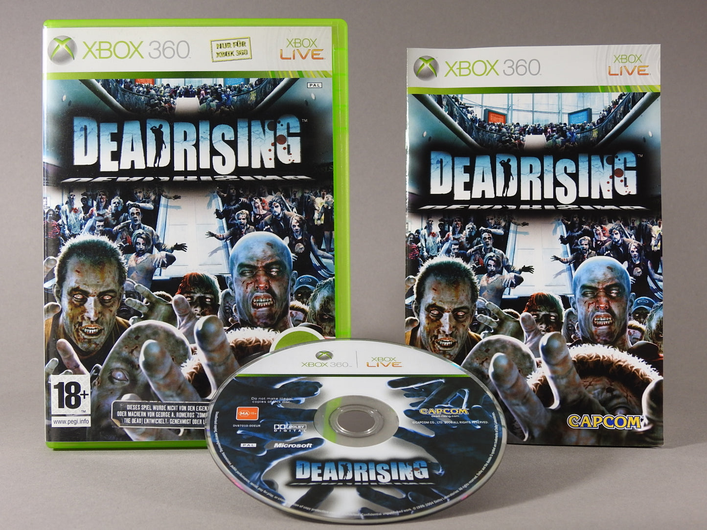 Xbox 360 Videospiel Dead Rising Hülle mit Anleitung und Disc