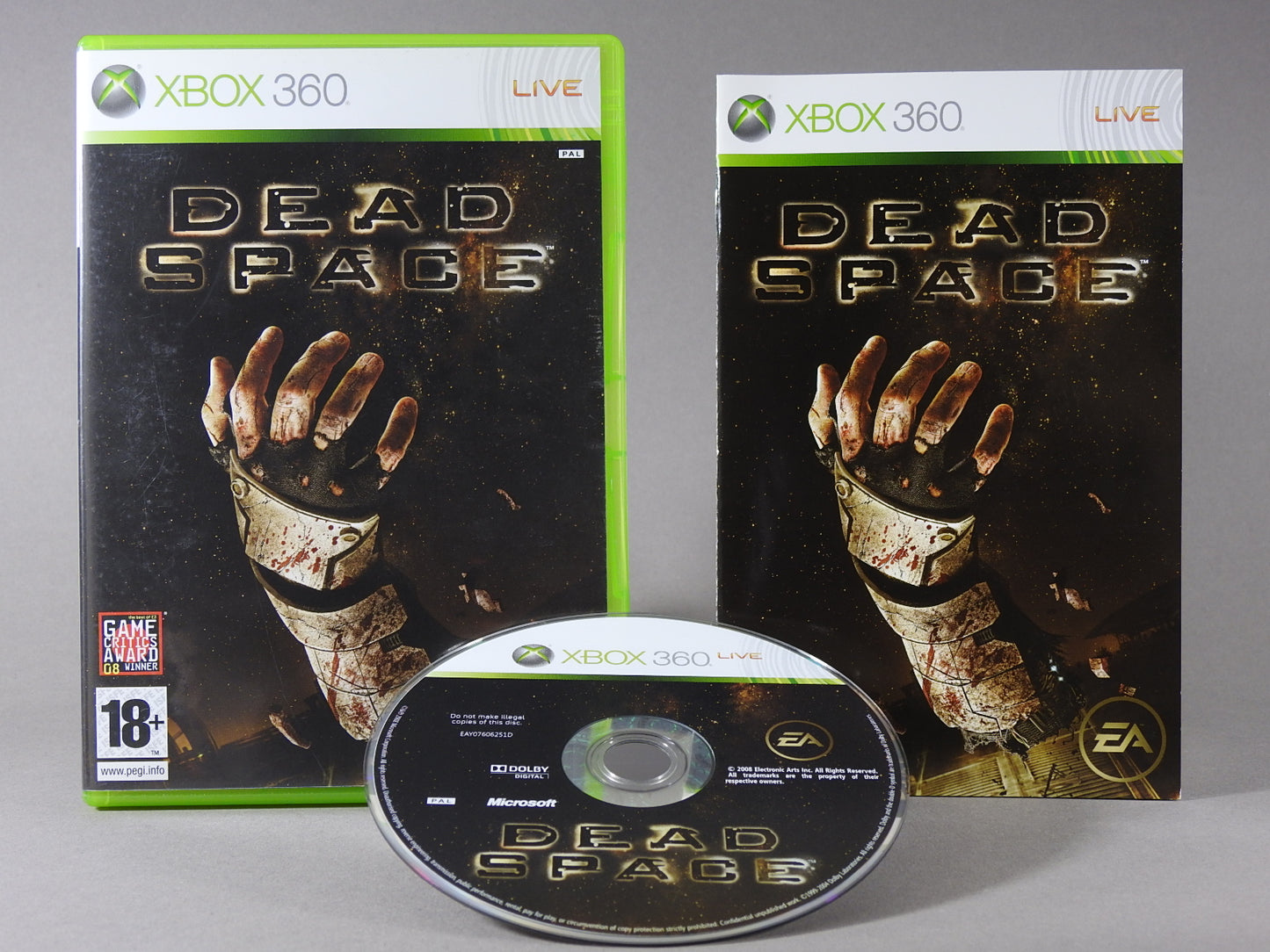 Xbox 360 Videospiel Dead Space Hülle mit Anleitung und Disc